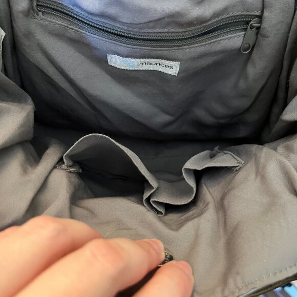 Maurices Silver Shoulder Bag with Beaded Floral Applique - Picture 6 of 8